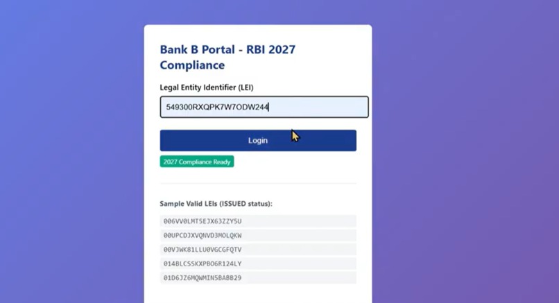 UTI Compliance System – screenshot 2