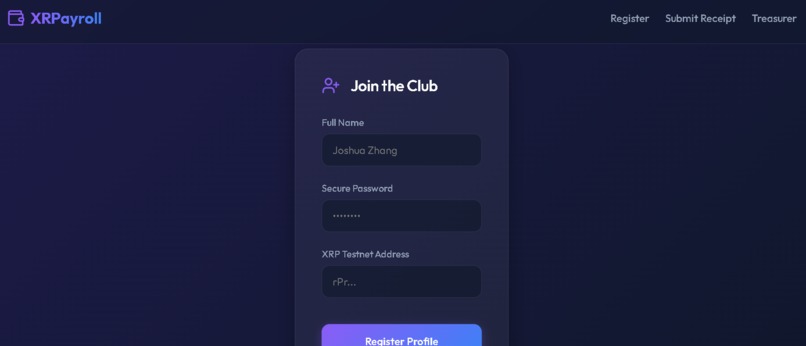 XRPayroll – screenshot 2