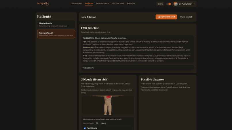 telepathy | diagnostic assistant – screenshot 4