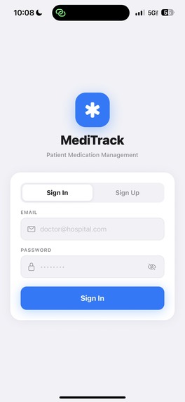 MediTrack – screenshot 1