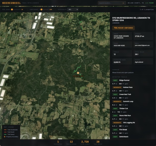 Where2Wheel – screenshot 2