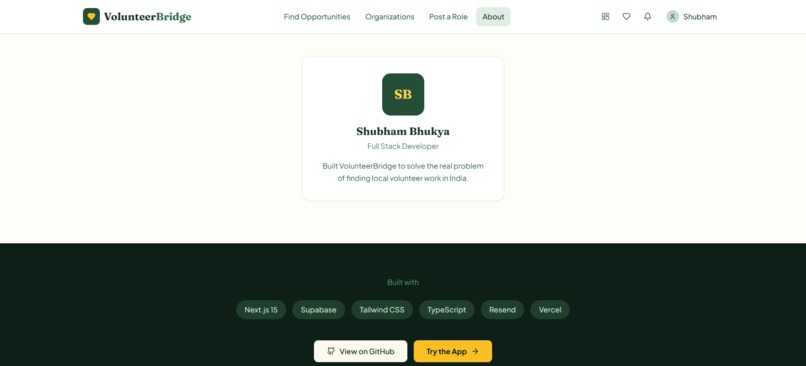 VolunteerBridge – screenshot 9