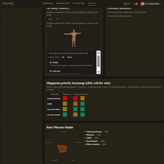 telepathy | diagnostic assistant – screenshot 3