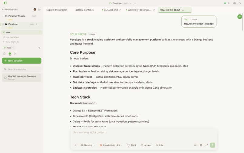 Solo-IDE – screenshot 9