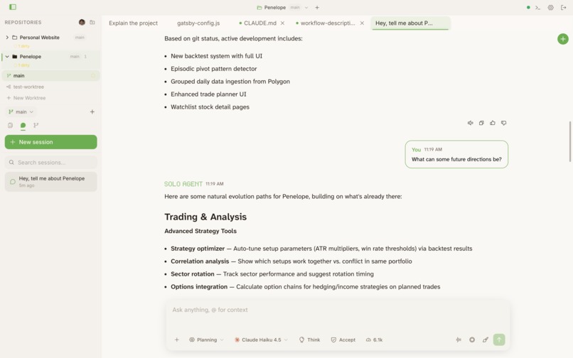 Solo-IDE – screenshot 10