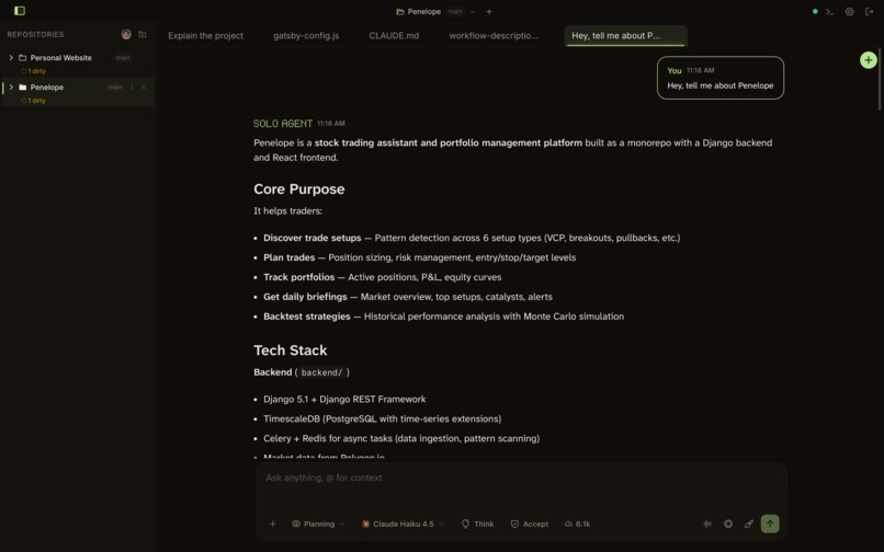 Solo-IDE – screenshot 13