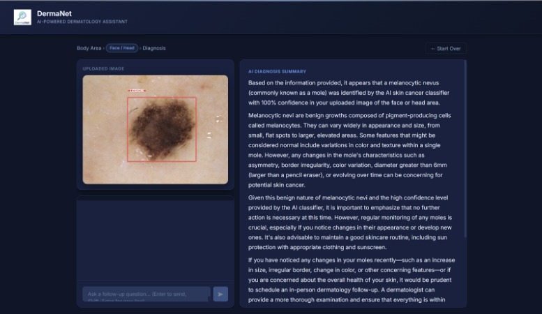 DermaNet – screenshot 3