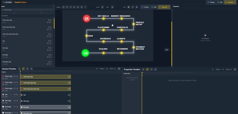 FlashFX Video editor – screenshot 1