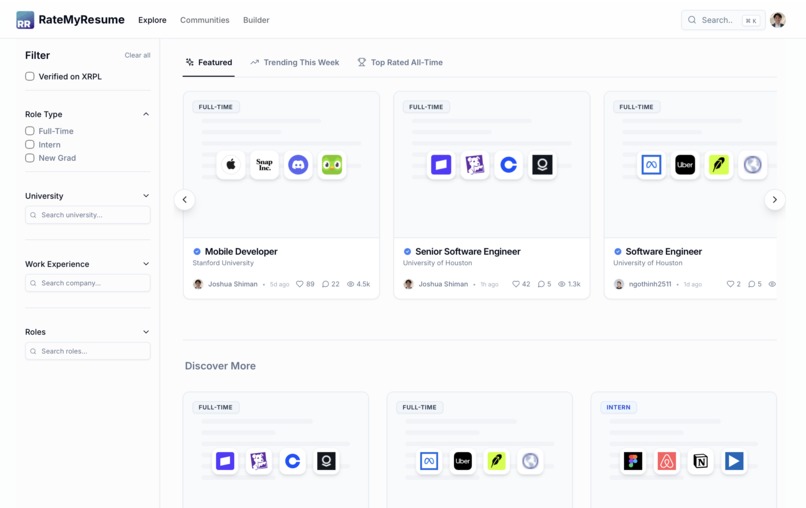 RateMyResume – screenshot 2