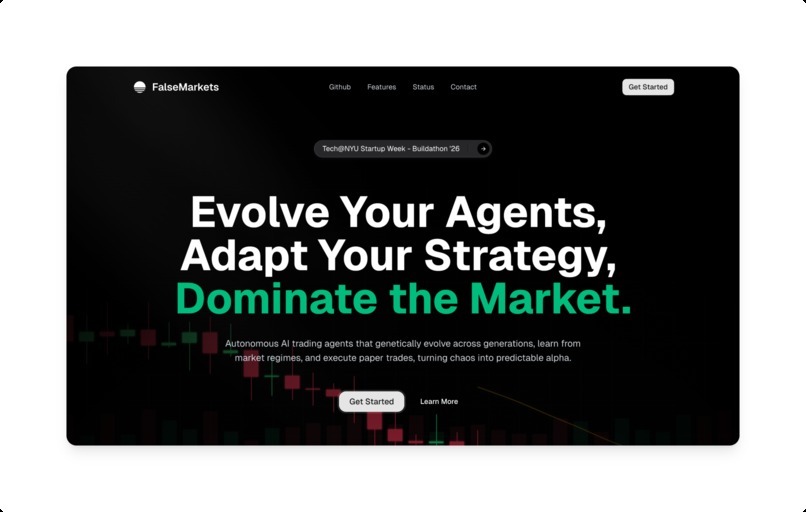 FalseMarkets – screenshot 1