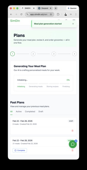 SimDin – screenshot 1