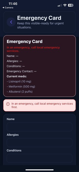 MedTrack – screenshot 2