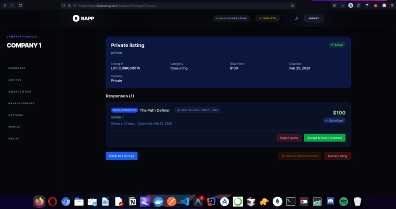 RAPP - Reverse Auction Procurement Platform. – screenshot 13