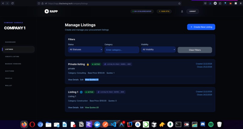 RAPP - Reverse Auction Procurement Platform. – screenshot 15