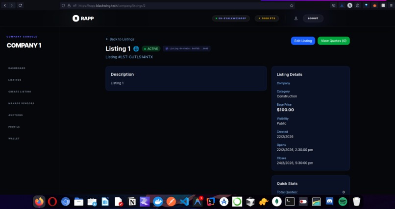 RAPP - Reverse Auction Procurement Platform. – screenshot 23