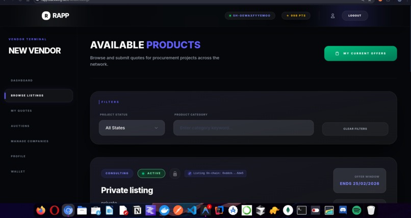 RAPP - Reverse Auction Procurement Platform. – screenshot 29