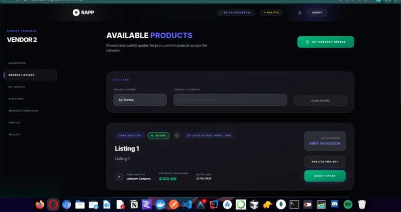 RAPP - Reverse Auction Procurement Platform. – screenshot 30