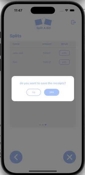 Split A Bill – screenshot 2