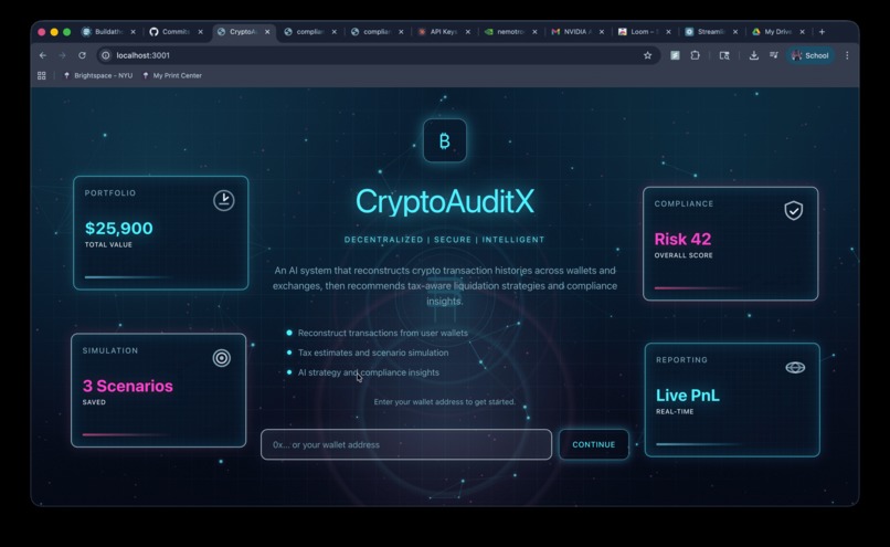 CryptoAuditX – screenshot 2
