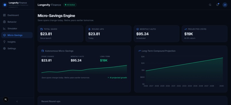 Longevity-Finance – screenshot 4