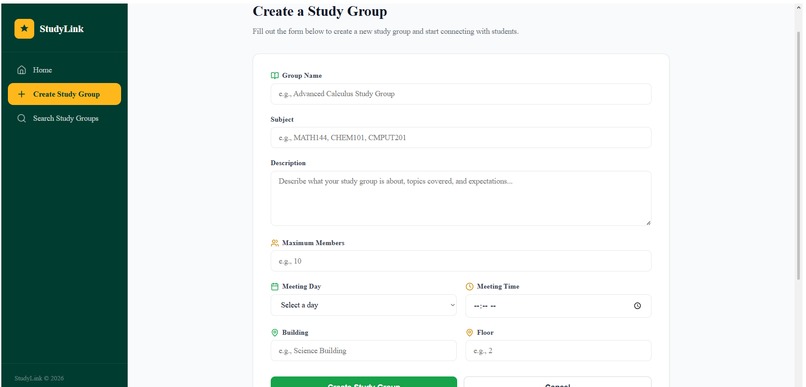 StudyLink – screenshot 2