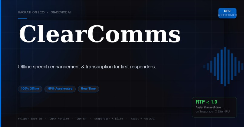 ClearComms – screenshot 1