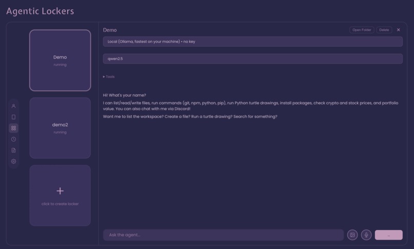 Agent Locker (CloseClaw) – screenshot 2