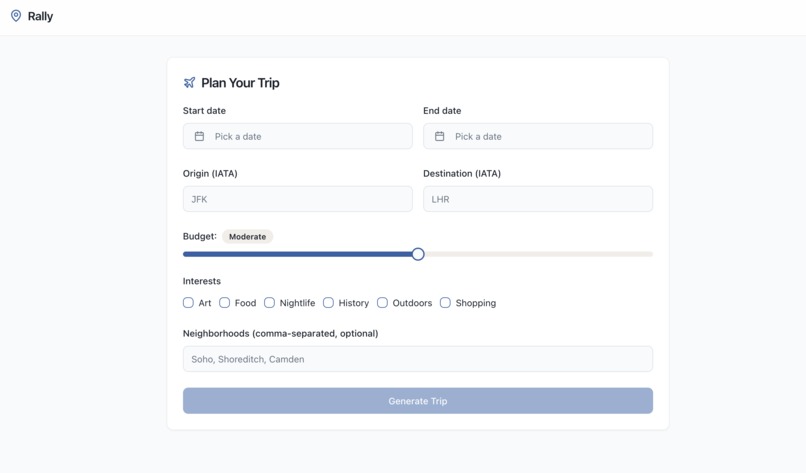 Rally – screenshot 2
