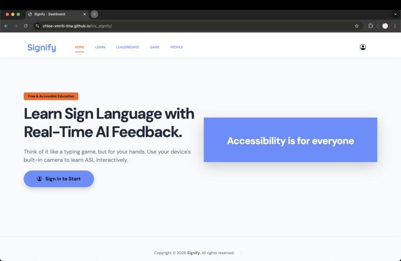 Signify – screenshot 1