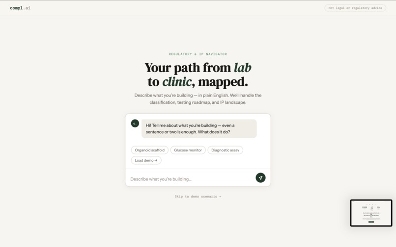 compl.ai – screenshot 2