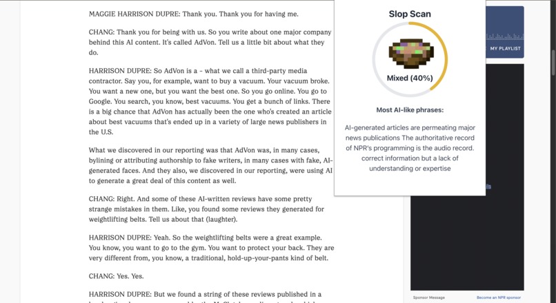 Slop Scan – screenshot 1