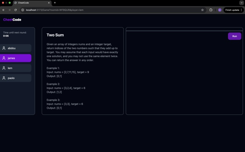 CheetCode – screenshot 3