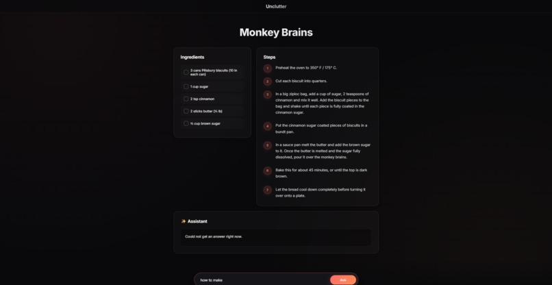 Unclutter – screenshot 1