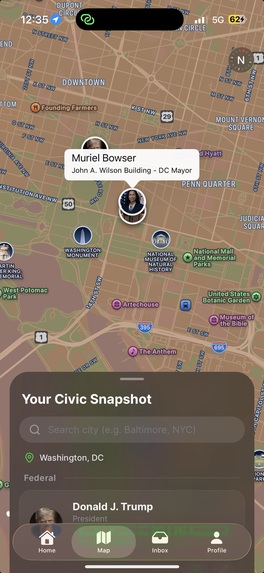 govLens – screenshot 3