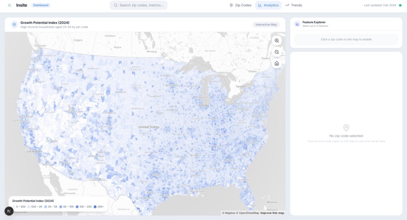 Insite: Predictive Site Selection for Strategic Homebuilders – screenshot 1