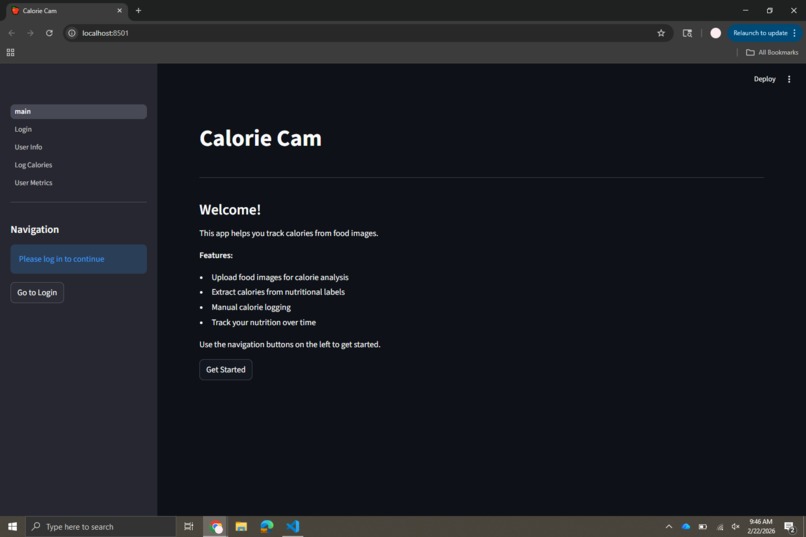 Calorie Cam – screenshot 1