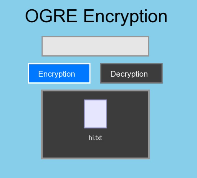 OGRE Encryption – screenshot 1