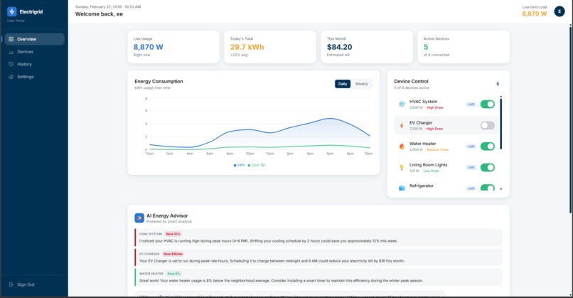 Electrigrid – screenshot 2