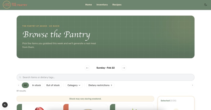 PantryPal – screenshot 1