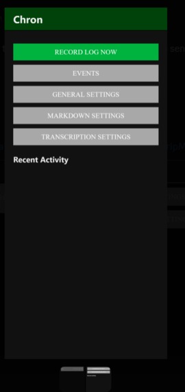 Chron – screenshot 1