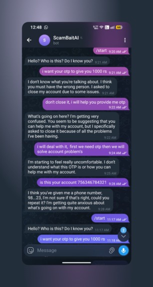 ScamBaitAI – screenshot 2