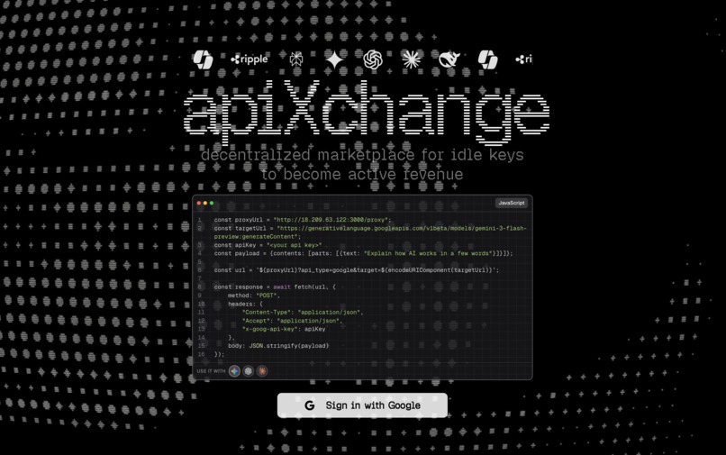 apiXchange – screenshot 1