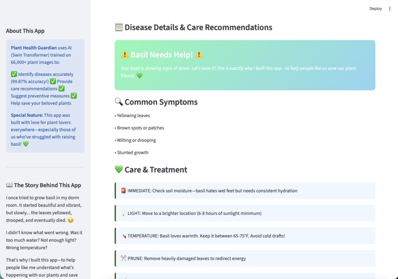 plant-disease-detector – screenshot 2
