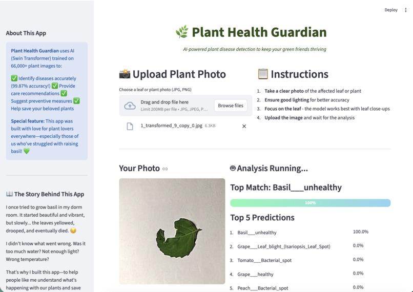 plant-disease-detector – screenshot 1