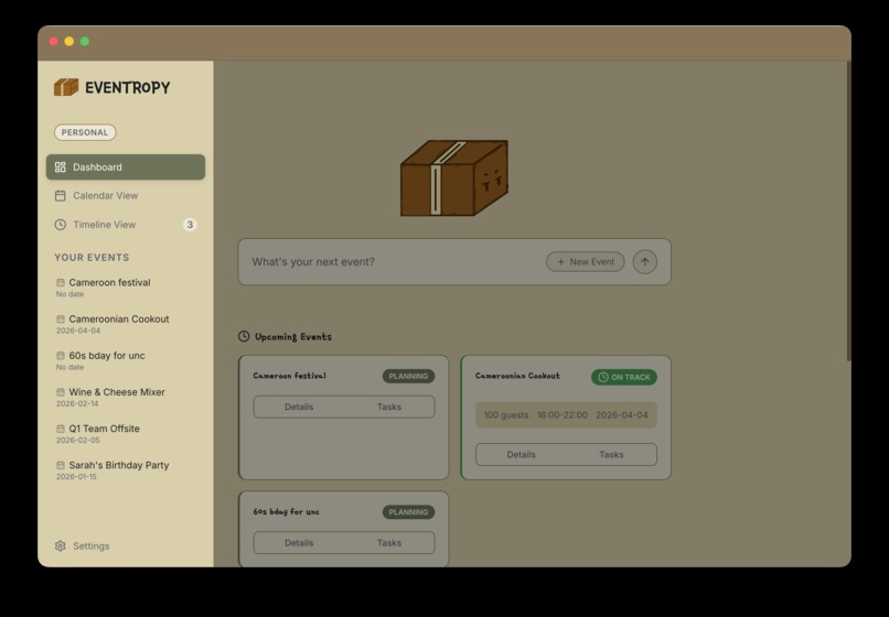Eventropy – screenshot 4