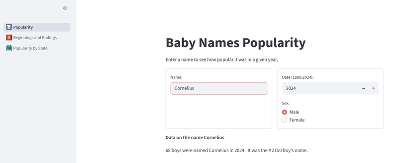 Baby Name Trends – screenshot 2