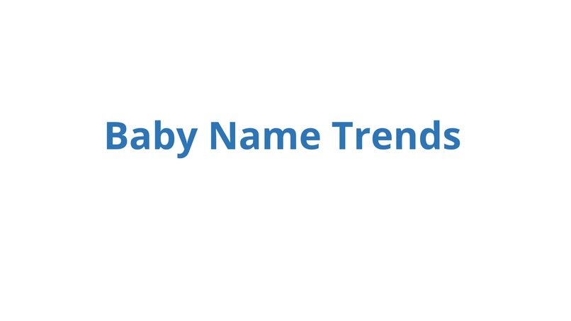 Baby Name Trends – screenshot 1