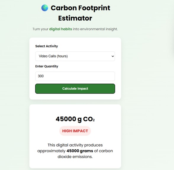 Carbon Footprint Estimator Lite – screenshot 3