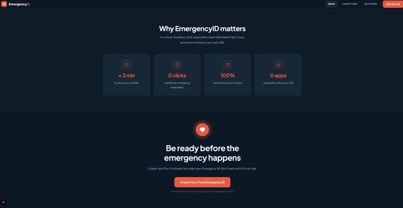 Emergency Digital Health ID – screenshot 4