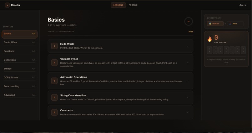 Rosetta – screenshot 2